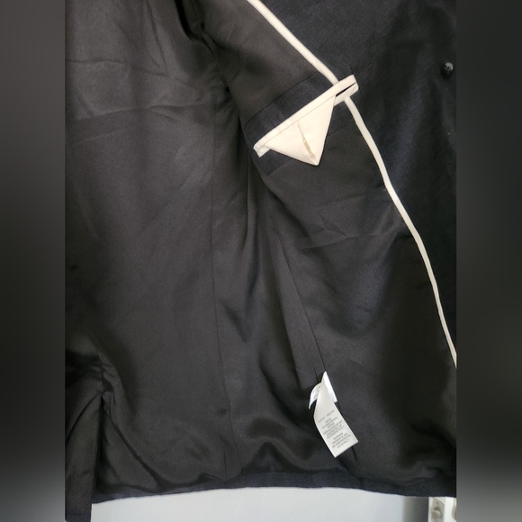 J. Crew Helena Linen Blend Two Button Lightweight Blazer Sz 8 - Picture 3 of 7